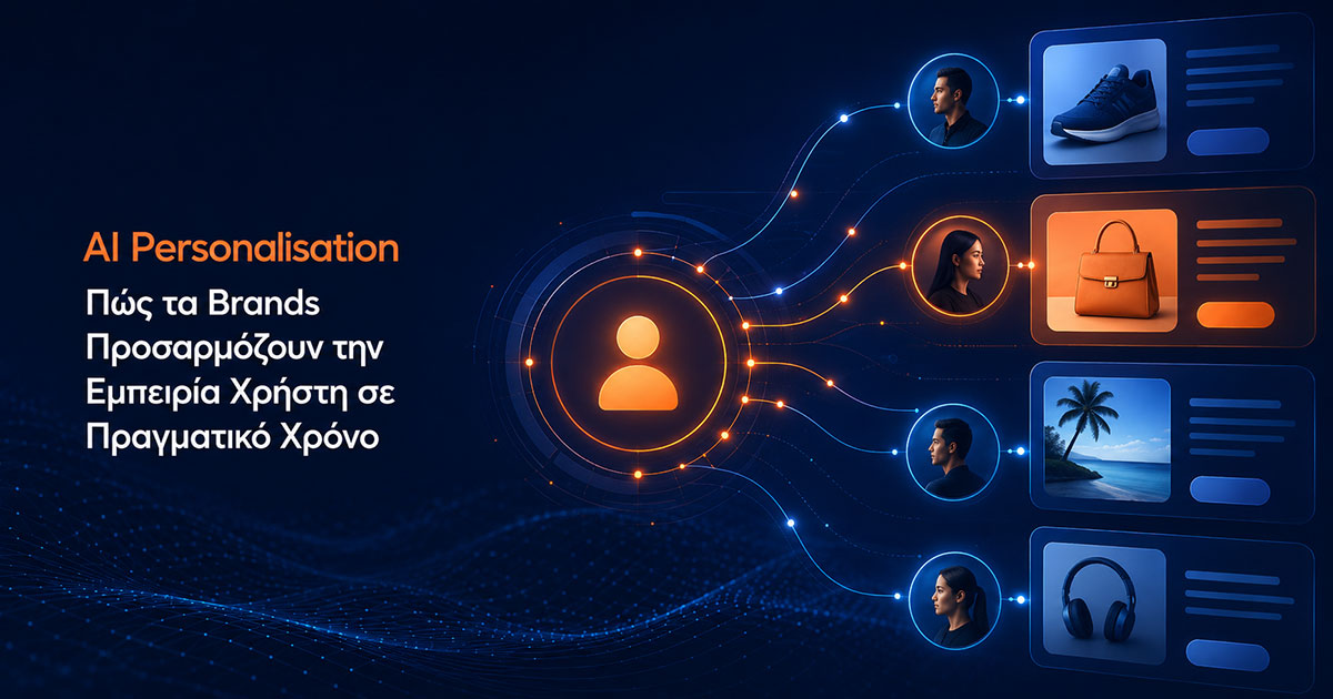 AI Personalisation: Πώς τα Brands Προσαρμόζουν την Εμπειρία Χρήστη σε Πραγματικό Χρόνο