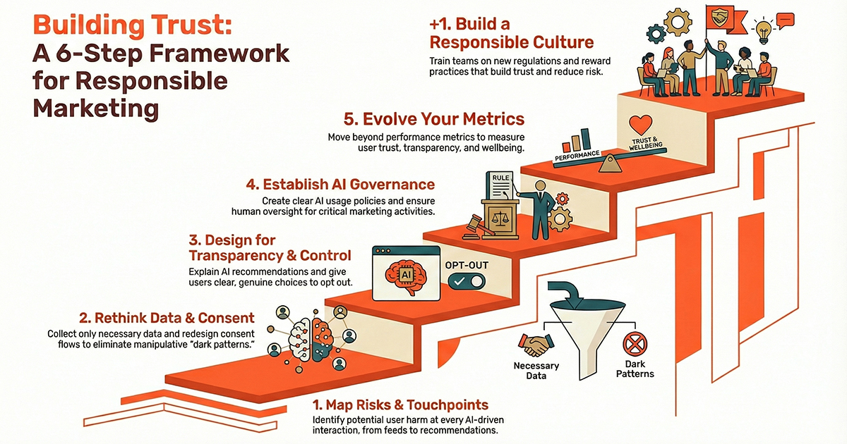 Responsible Marketing: Πώς Συνδυάζουμε Personalisation, AI Recommendations και User Protection Responsible Marketing Framework